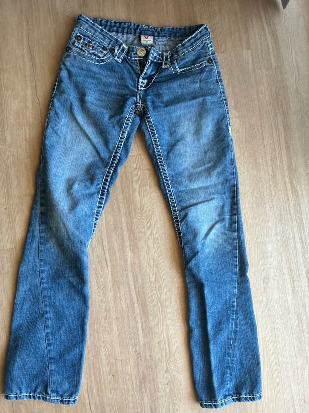 Y2K Vintage True Religion JOEY SUPER T  Super T Stitch Jeans 26